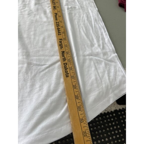 Homefield Raglan Baseball T Shirt Men XXL White Maroon Cotton Poly Basic Tee NEW - Picture 4 of 5